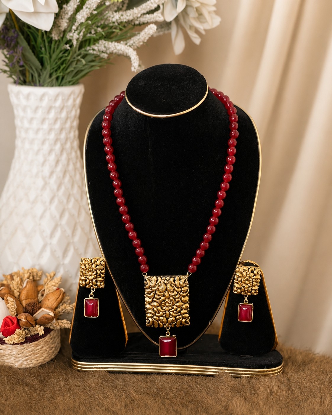 Antique Beads Mala